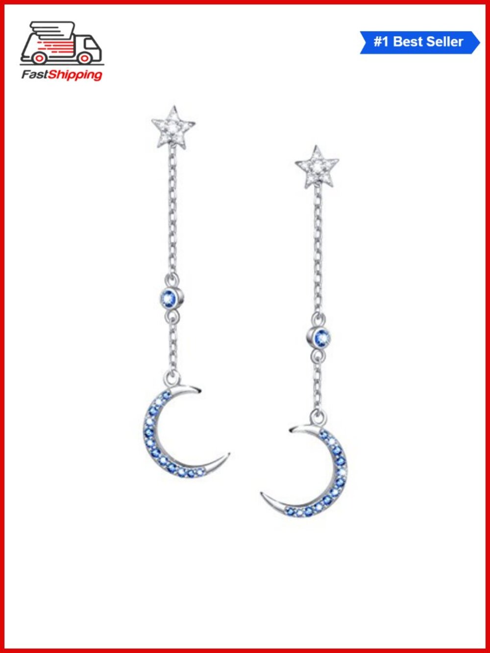 ✨ 925 Sterling Silver Heart Dangle Drop Earrings for Women Jewelry Gift